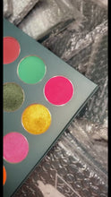 Load and play video in Gallery viewer, Green eyeshadow palette
